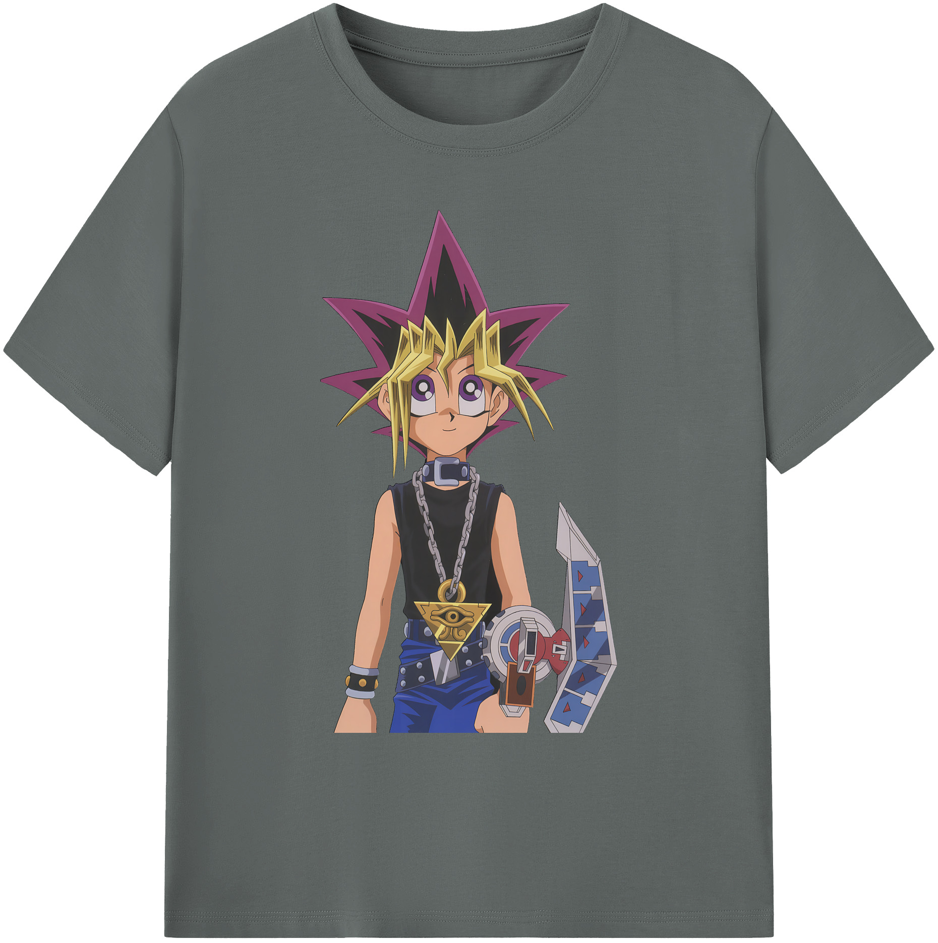 （画像用） 遊☆戯☆王 Yu-Gi-Oh! 綿100％ メンズ半袖Tシャツ｜肌触りやわらか＆通気性